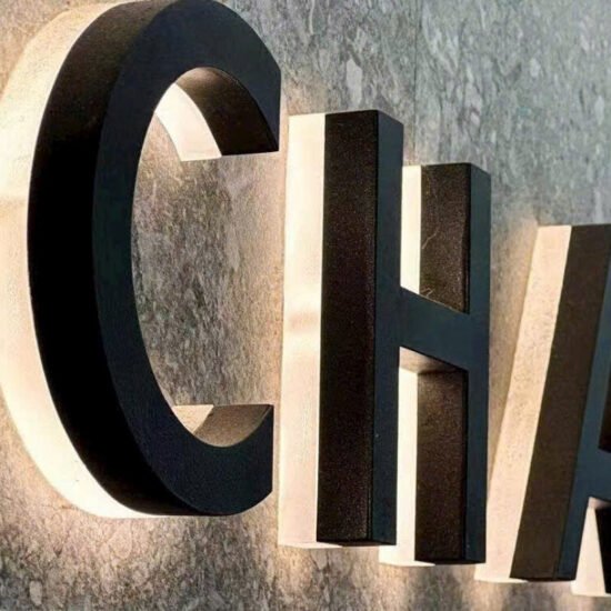 Chữ Nổi Decal Kính 5