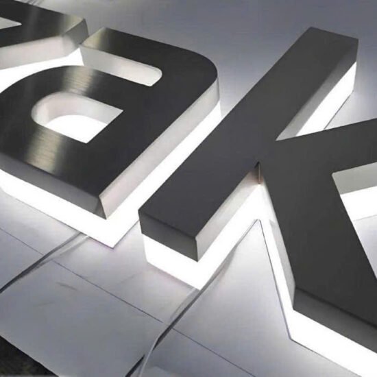 Chữ Nổi Decal Kính 7