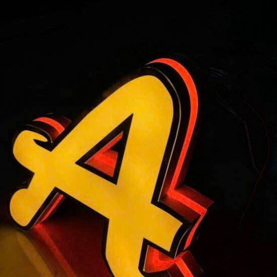 Chữ Nổi Decal Kính 10