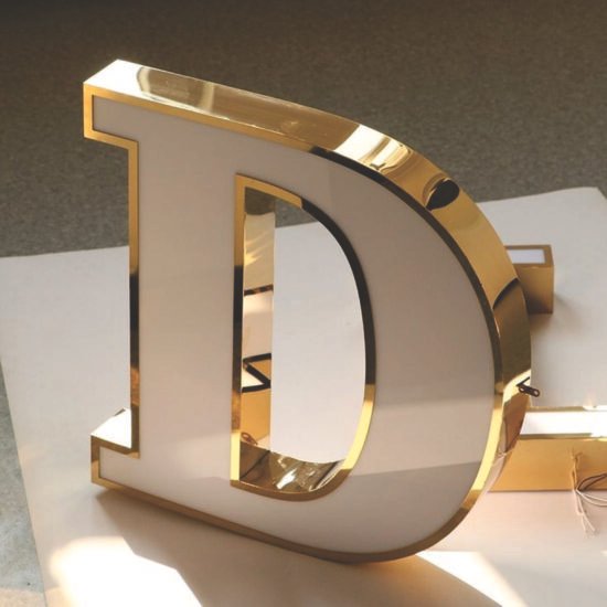 Chữ Nổi Decal Kính 12