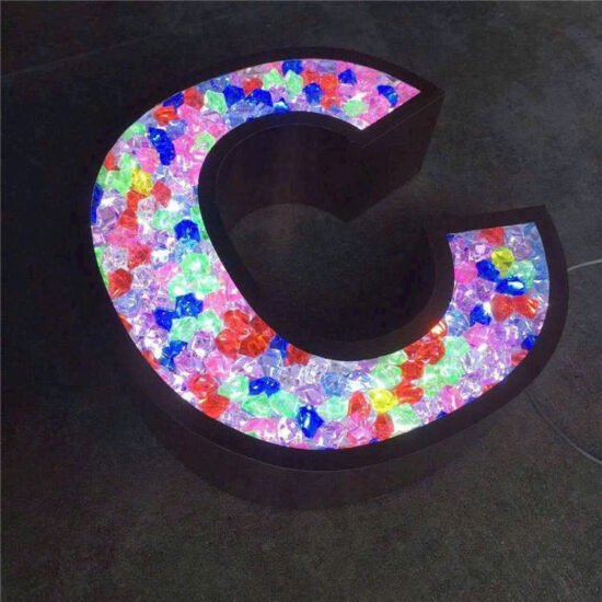 Chữ Nổi Decal Kính 19